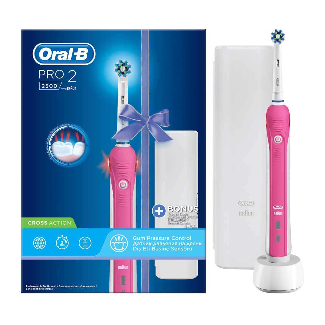 oral b pro2 2500 pink