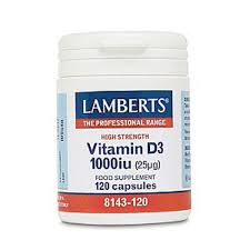 Lamberts Vitamin D3 1000iu 120caps