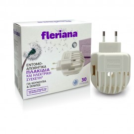 Power Health Fleriana Εντομοαπωθητικά Πλακίδια & Ηλεκτρική Συσκευή Για Κουνούπια & Σκνίπες, 30 πλακίδια