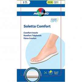 Master Aid Comfort Insole No 22-46 Πάτοι Διπλής Επίστρωσης Απορρόφησης Κραδασμών 1 Ζευγάρι