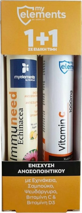 My Elements Echinacea 20 eff.tabs + MyElements Vitamin C 1000mg 20 eff.tabs