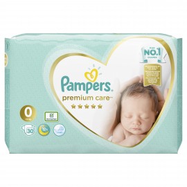 Pampers Premium Care Micro Νo 0 (1-2.5kg) 30 diapers