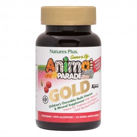 NaturesPlus Animal Parade GOLD Cherry Flavor 60 μασώμενες ταμπλέτες