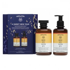 Apivita Promo A Sweet New Year Bee My Honey Shower Gel Honey & Aloe 250ml + Moisturizing Body Milk Honey & Aloe 200ml