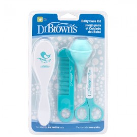 Dr. Browns HG 029 Σετ Βρεφικής Περιποίησης, 1 Βούρτσα, 1 Χτένα, 1 Ψαλιδάκι, 1 Ρινικός Αποφρακτήρας