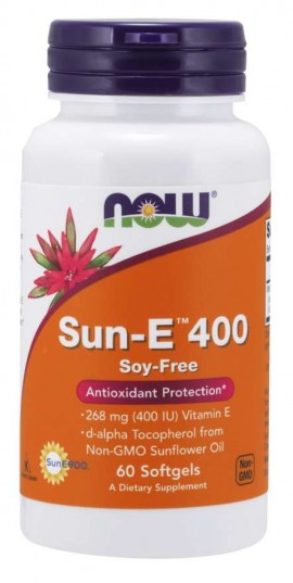 Now E 400 Sun 60 softgels