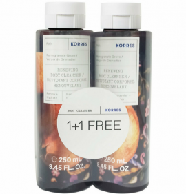 Korres Promo Showergel Pomegranate  1+1 250ml+250ml