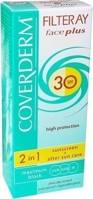 Coverderm Filteray Face Plus 2 in 1 Oily/Acneic Skin SPF30 50ml