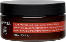Apivita Color Protect Hair Mask Μάσκα Προστασίας Χρώματος με Πρωτεΐνες Κινόα & Μέλι 200ml