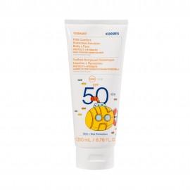 Korres Yoghurt Kids Comfort Sunscreen Emulsion Body & Face SPF50 200ml