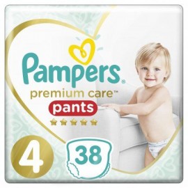 Pampers Premium Care Pants No 4 (9-15Kg) 38τμχ