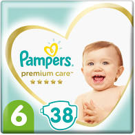 Pampers Premium Care No6 (13+kg) 38 diapers