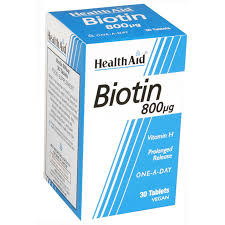 HealthAid Biotin 800μg 30tablets