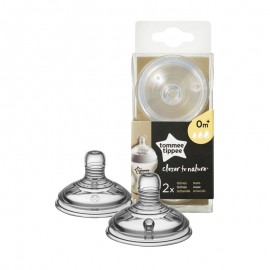 Tommee Tippee Closer to Nature Vari Flow Teats 0m+ 2τεμάχια