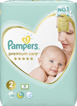 Pampers Premium Care No2 (4-8kg) Jumbo 68 diapers