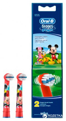 Oral-B Cross Power Mickey Mouse Clubhouse 2 Brush Heads