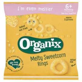 Organix Melty Sweetcorn Rings από 6μηνών  20gr