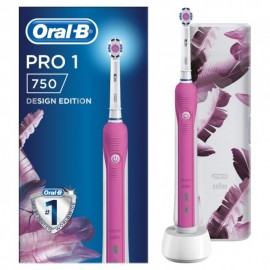 Oral-B Pro 750 Pink Design Edition +ΘΗΚΗ