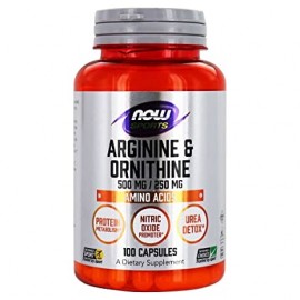 Now L-Arginine & L-Ornithine (Sports) 100 caps