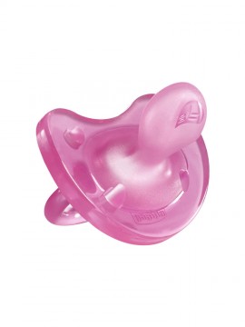 Chicco Physio Soft Silicone Orthodontic Physio Soother 6-16 Months Pink