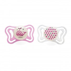 Chicco Physio Forma Light (710314-10) Silicone Soothers 2-6 Months Pink