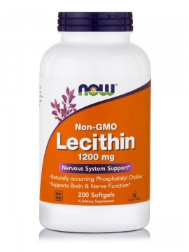 Now Non-GMO Lecithin 1200mg 200Softgels