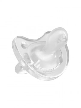 Chicco Physio Soft Silicone Orthodontic Physio Soother 16-36Months Transparent