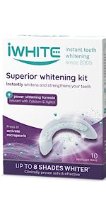 IWHITE Promo Superior Whitening Kit 10prefilled trays + Gift Supreme Whitening Toothpaste 75ml