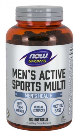 Now Mens Active Sports Multi 90softgels