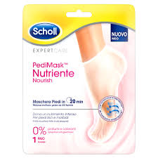 Scholl PediMask Nourish Ενυδατική Μάσκα Ποδιού Χωρίς Άρωμα 1 ζεύγος