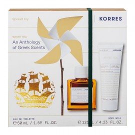 Korres Promo White Tea Eau De Toilette 50ml & Body Milk 125ml