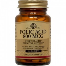 Solgar  Folacin (Folic Acid) 800μg 100tablets