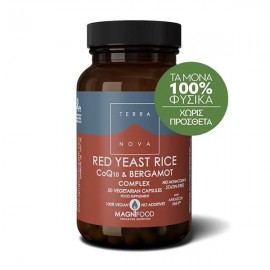 Terranova Red Yeast Rice CoQ10 & Bergamot Complex 50caps
