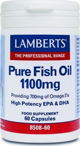 Lamberts Pure Fish Oil 1100mg 60caps