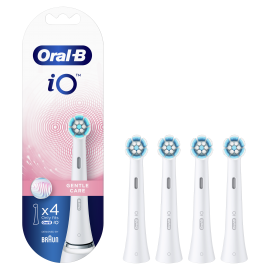 Oral-B Ανταλλακτικές Κεφαλές iO Gentle Care White 4τμχ