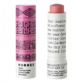 Korres Lip Butter Stick Mandarin SPF15 Pink 5ml