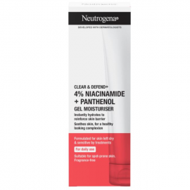 Neutrogena Clear & Defend 4% Niacinamide & Panthenol Gel Moisturiser Ενυδατική Κρέμα Προσώπου 50ml