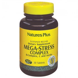 NaturesPlus Mega-Stress Complex - 30 Sustained Release Tablets