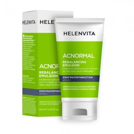 Helenvita ACNormal Rebalancing Emulsion Ενυδατικό Γαλάκτωμα Προσώπου & Λαιμού με Σμηγματορυθμιστική Δράση 60ml