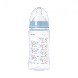 Korres Plastic Feeding Bottle with Medium Flow Silicone Teat 3m+ 300ml