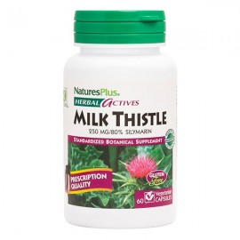 NaturesPlus Herbal Actives Milk Thistle 250mg 60 caps