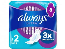 Always Ultra Long Plus Size 2,  8 τεμάχια