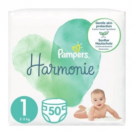 Pampers Harmonie Μέγεθος 1 (2-5kg) 50 Πάνες