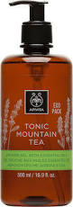 Apivita Tonic Mountain Tea Shower Gel Αφρόλουτρο με Αιθέρια Έλαια 500ml