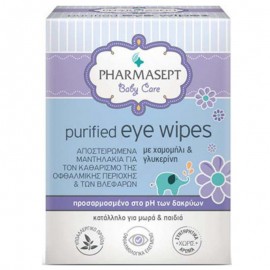 Pharmasept Baby Care Purified Eye Wipes 10τμχ