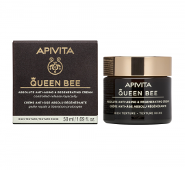 Apivita Queen Bee Κρέμα Απόλυτης Αντιγήρανσης & Αναγέννησης Πλούσιας Υφής 50ml