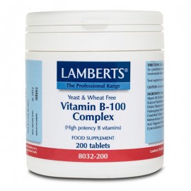 Lamberts Vitamin B-100 Complex 200 tablets