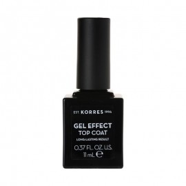 Korres Gel Effect Βερνίκι Νυχιών Top Coat 11ml