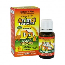NaturesPlus Animal Parade Vitamin D3 200 IU Liquid Drops 10ml