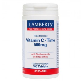 Lamberts Vitamin C-Time Release 500mg 100 ταμπλέτες